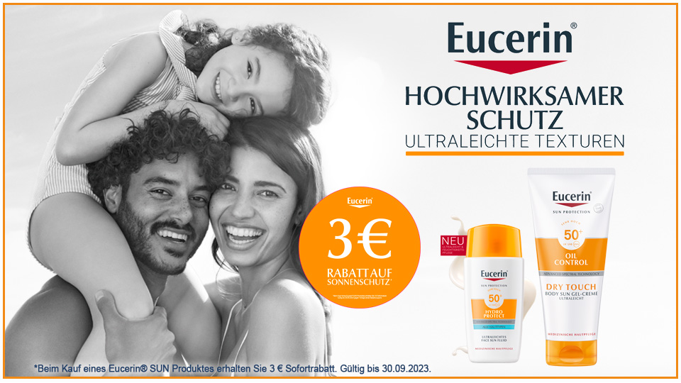 EucerinSun - 3 Euro Rabatt